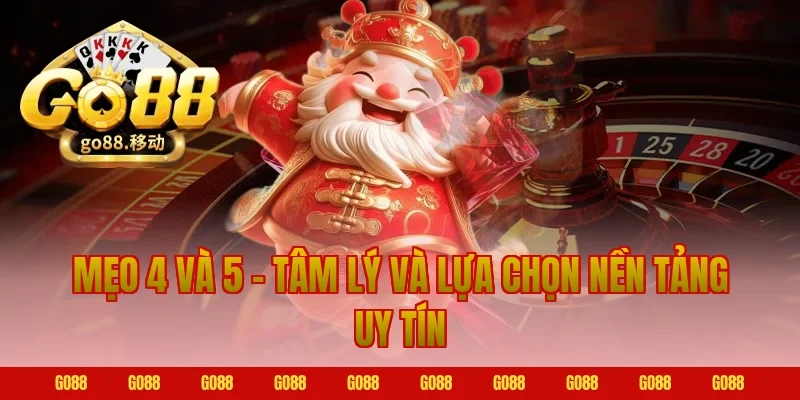 Mẹo 4 Và 5 – Tâm Lý Và Lựa Chọn Nền Tảng Uy Tín